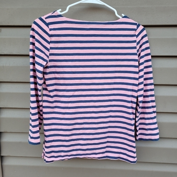 J. Crew Boatneck Stripe Top - Picture 6 of 8